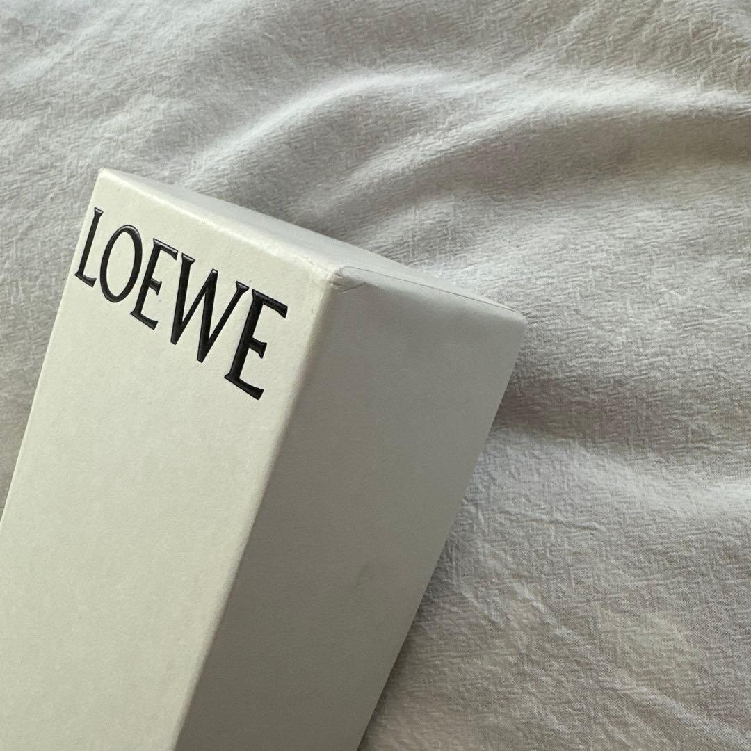 LOEWE レザーバングル　ブレスレット　タン　ブラウン