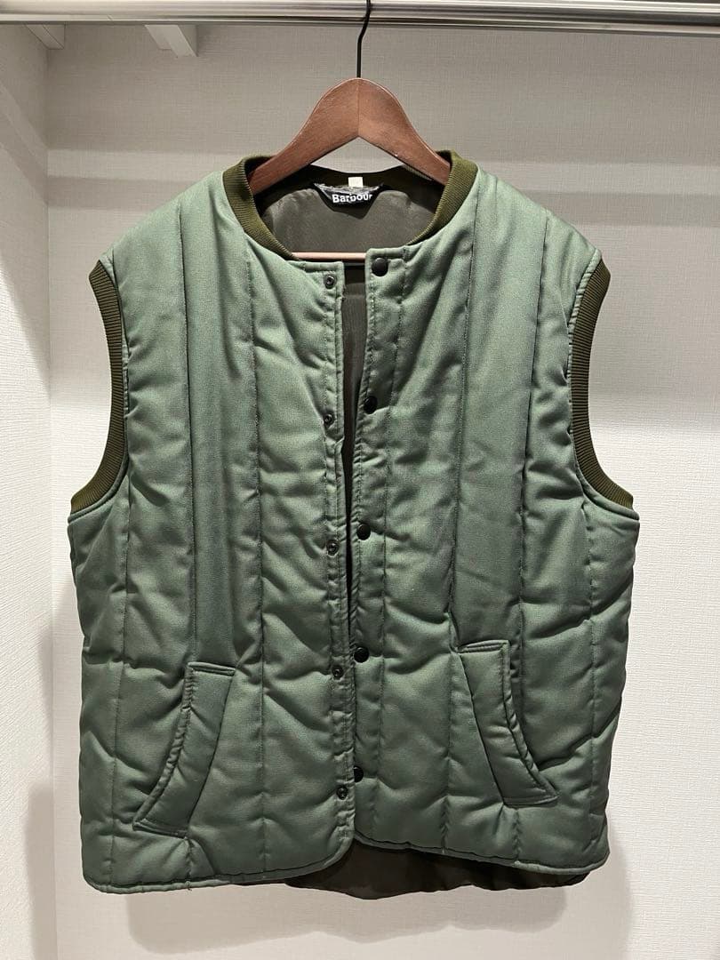 専用　Barbour キルティングベスト三角タグ