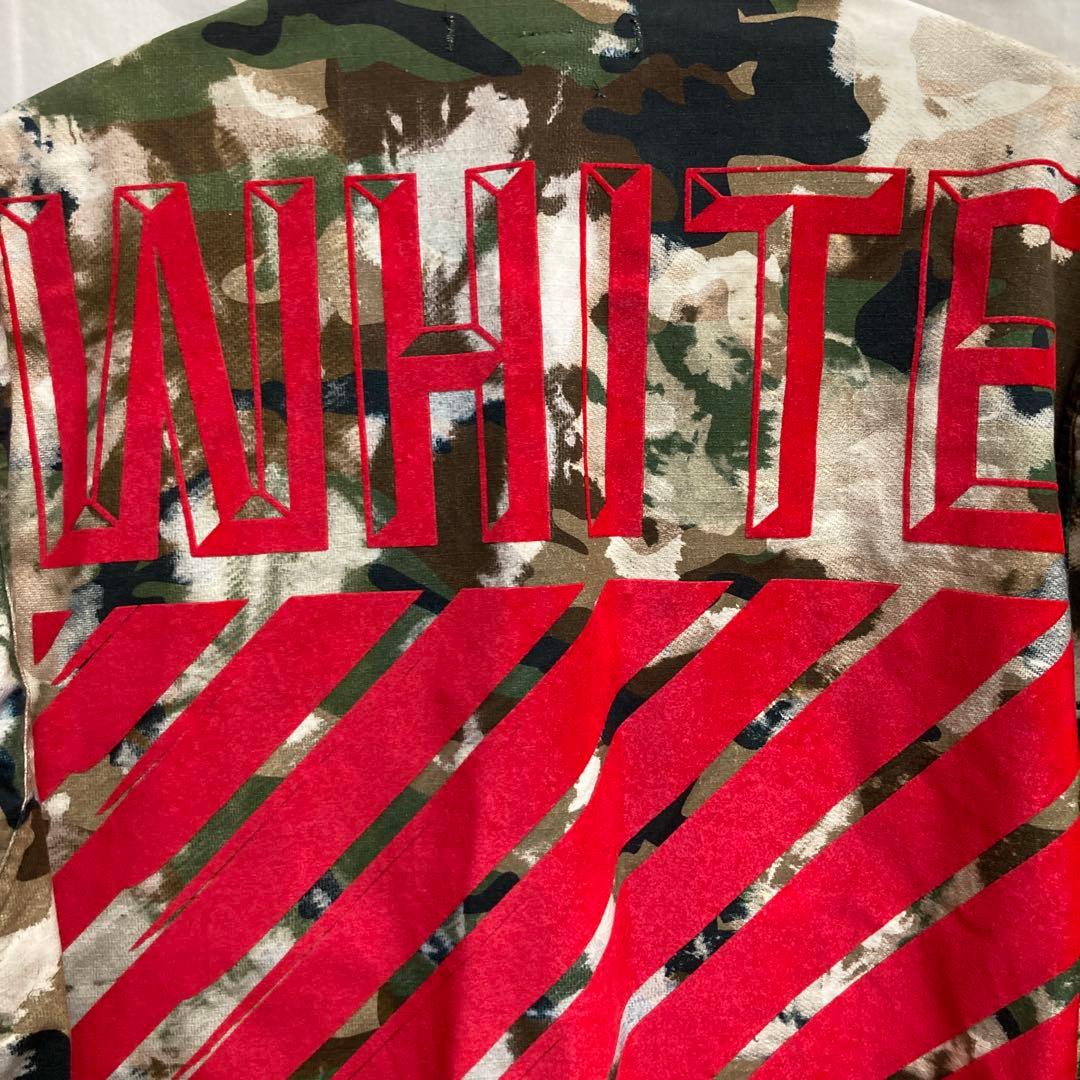 OFF-WHITE オフホワイト ジャケット ミリタリー カモフラ 迷彩
