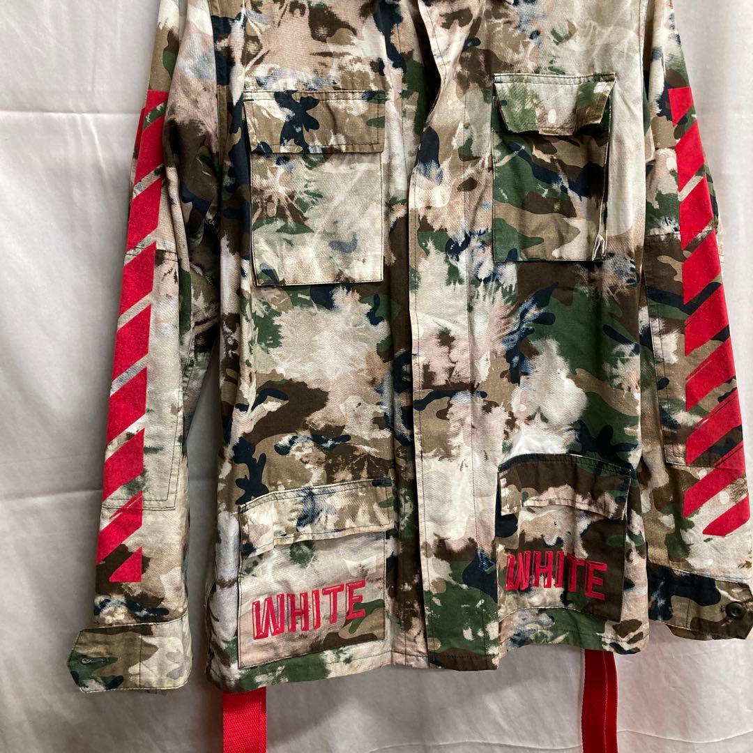 OFF-WHITE オフホワイト ジャケット ミリタリー カモフラ 迷彩
