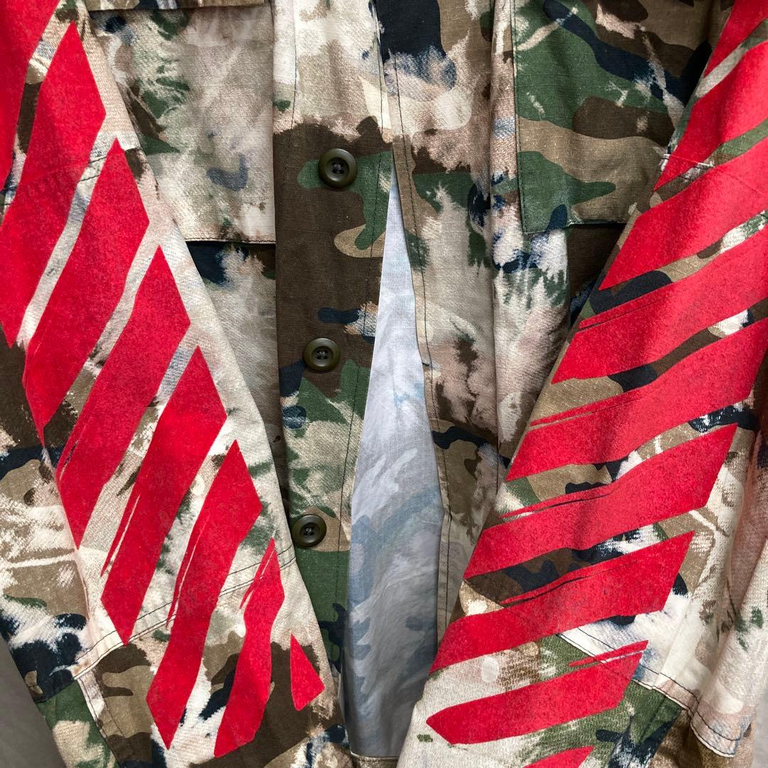 OFF-WHITE オフホワイト ジャケット ミリタリー カモフラ 迷彩