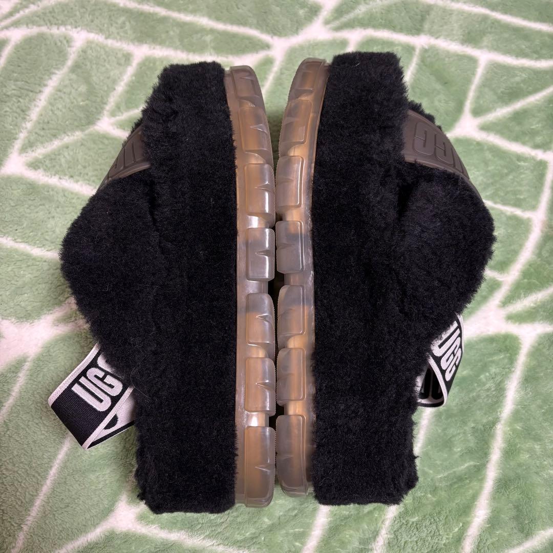 新品未使用 UGG FuzzitaClear ボア サンダル 24cm