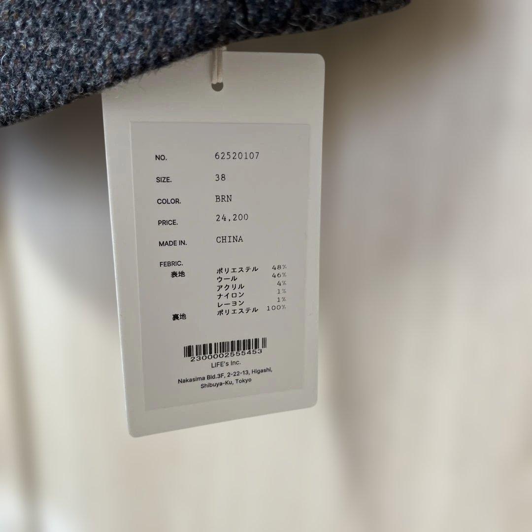 anuke ♡ アンヌーク　ヘリンボーン　ウール　ジャケット