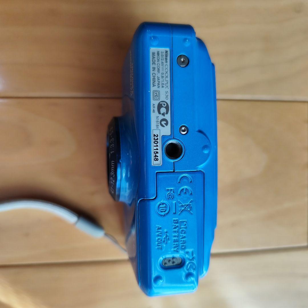 ★値下げ★Nikon COOLPIX 防水デジタルカメラ 青