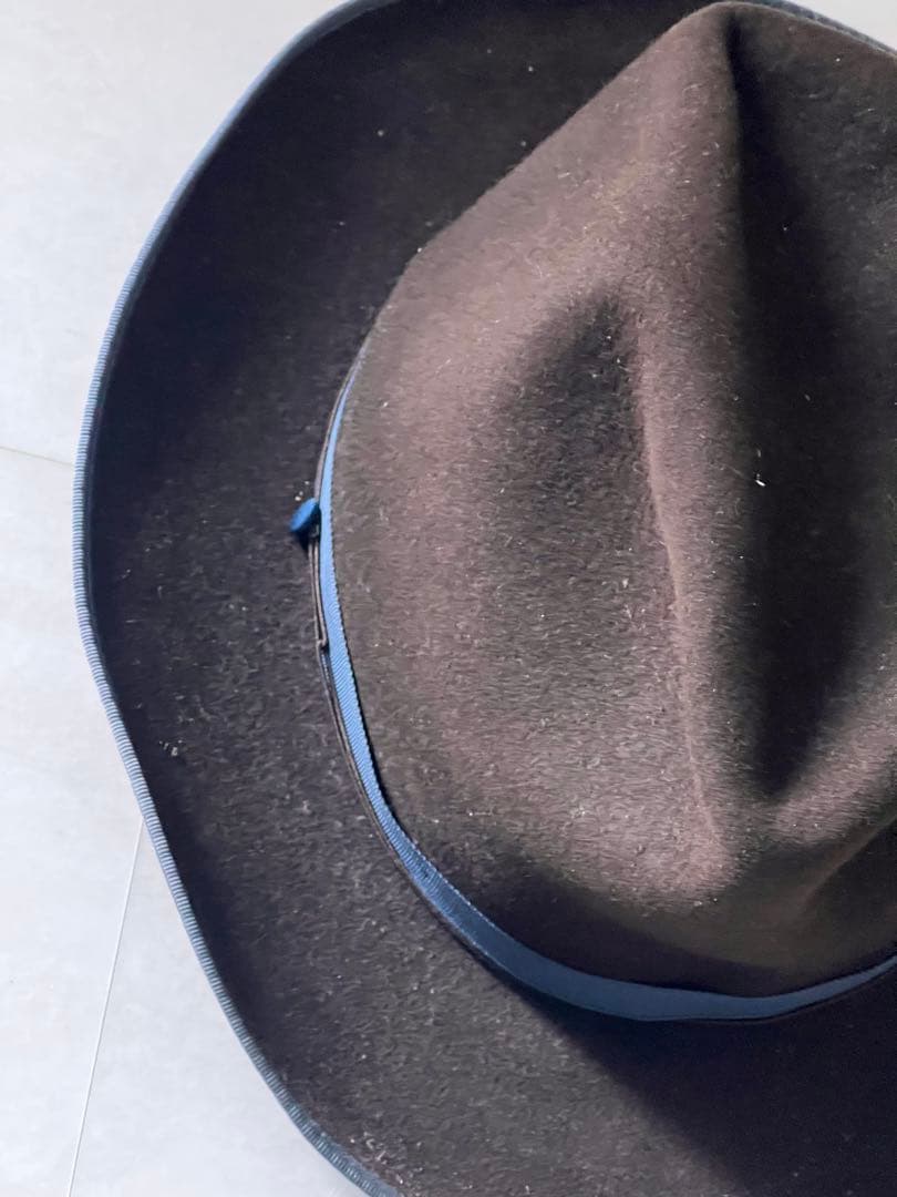 to5: Borsalino 兎の毛100% ダークブラウン