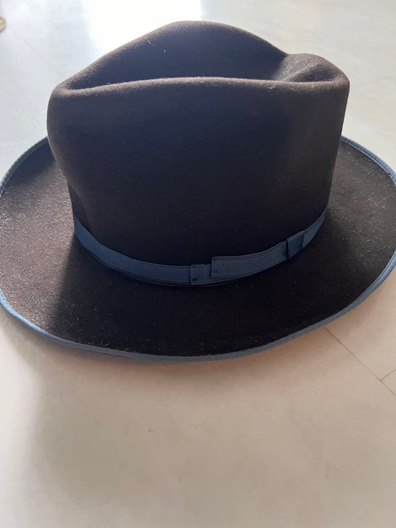 to5: Borsalino 兎の毛100% ダークブラウン