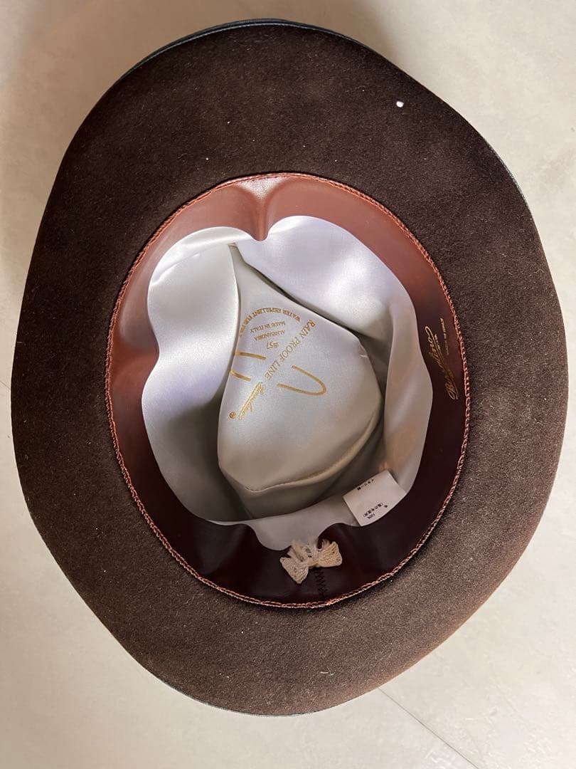 to5: Borsalino 兎の毛100% ダークブラウン