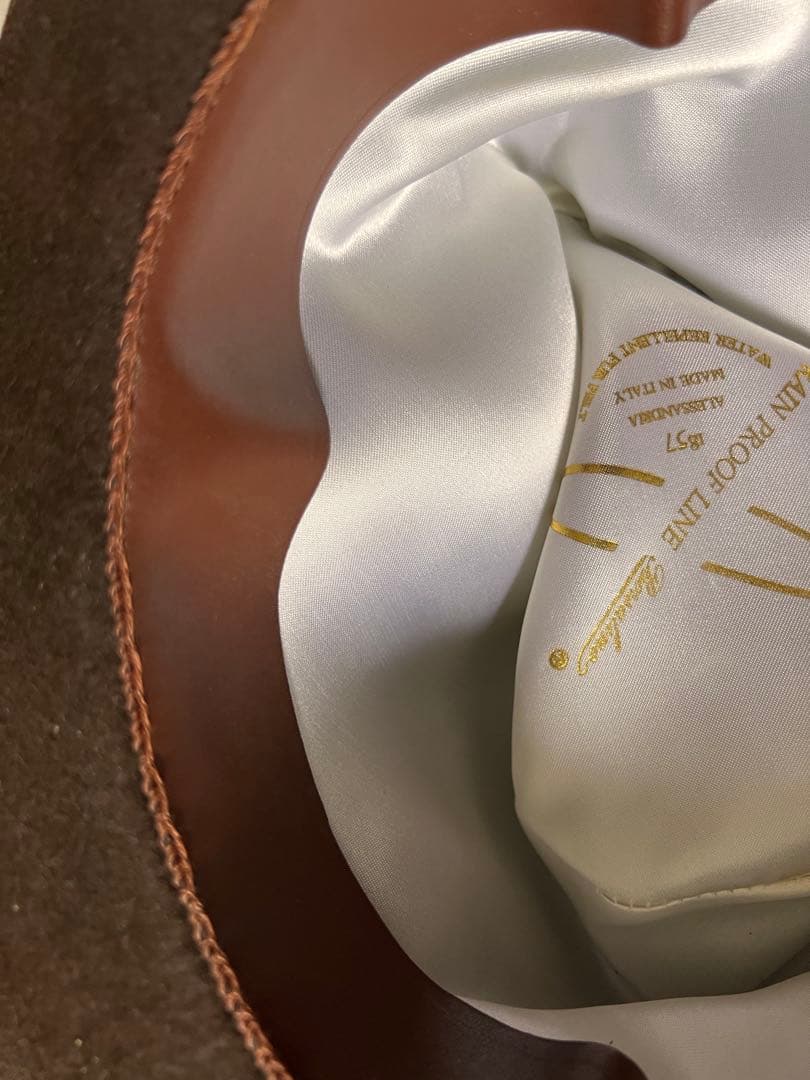 to5: Borsalino 兎の毛100% ダークブラウン