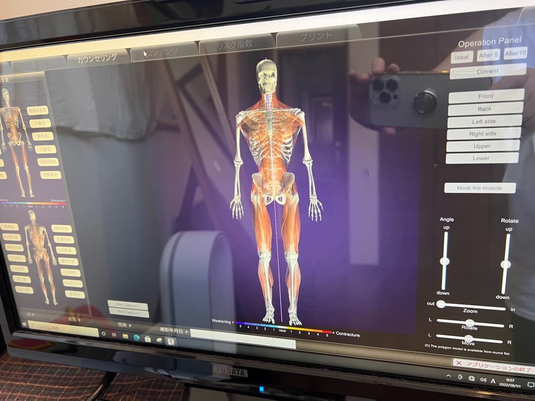 ☆大幅値下げ☆姿勢分析システムーPeek a bodyー