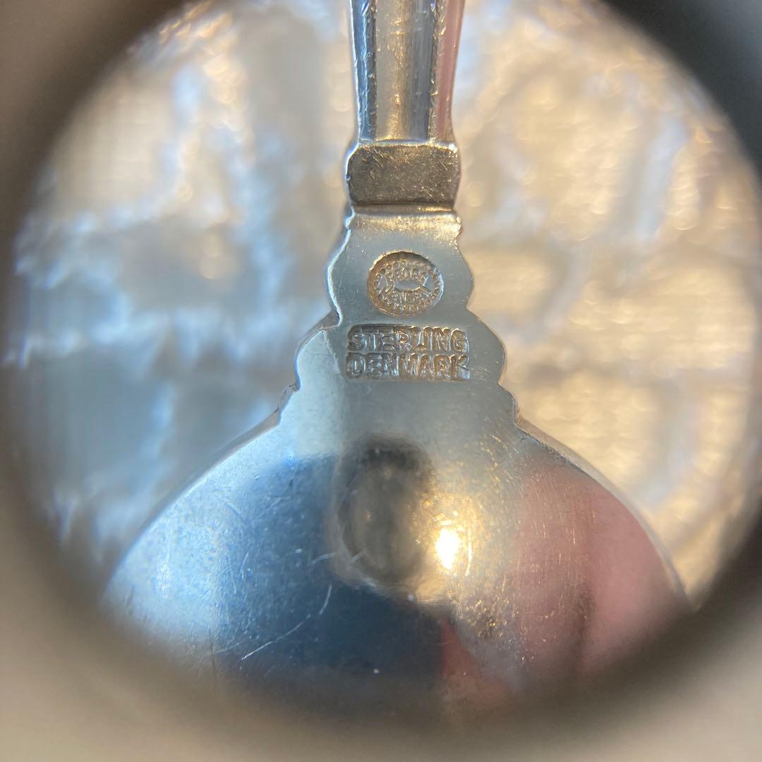 14 ジョージジェンセン　エコーン　モカスプーン6本セット