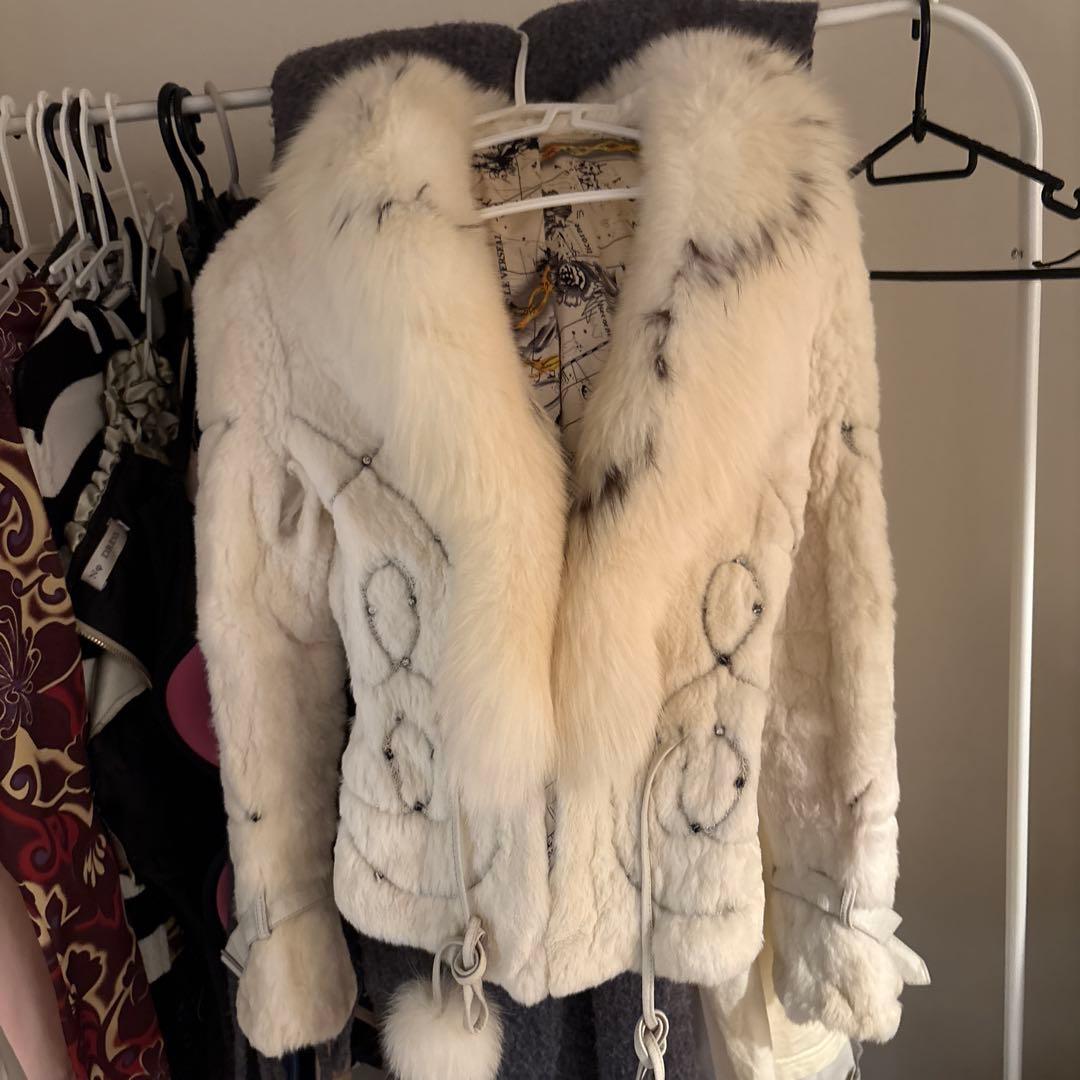 短丈winter wear furファ- コート