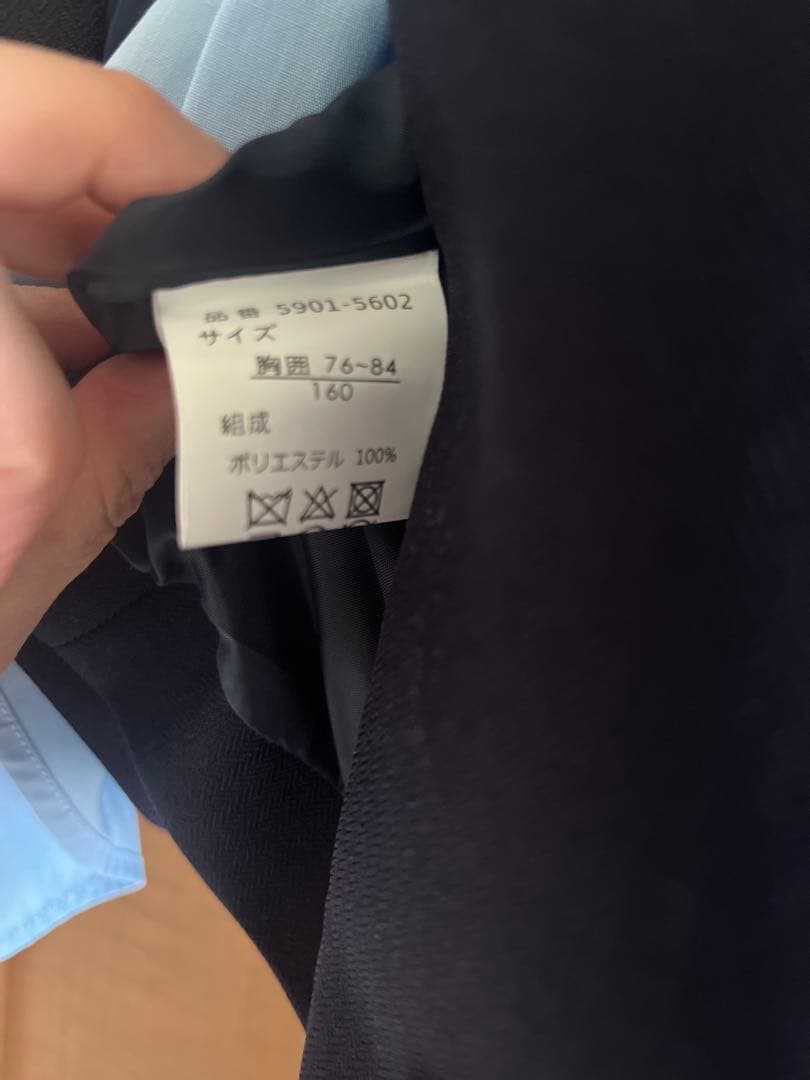 のの男の子入学式キッズスーツセット紺160 CHOPIN 2025美品