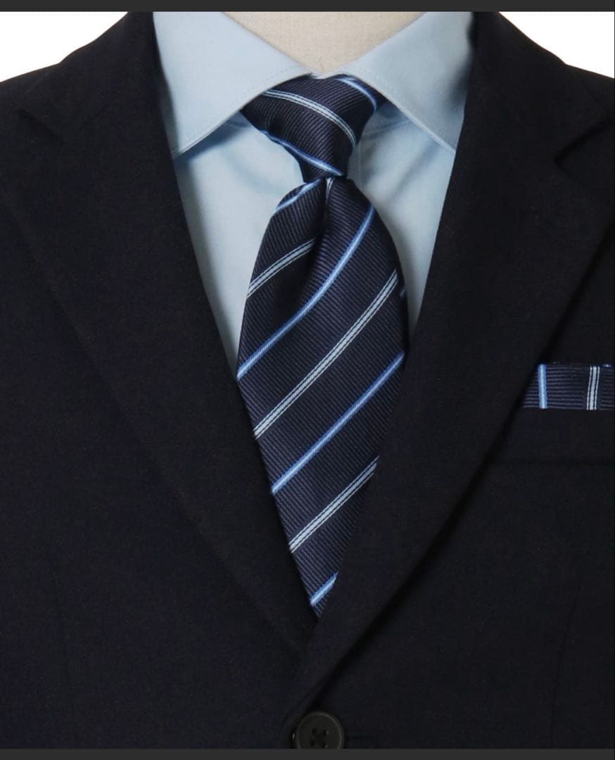 のの男の子入学式キッズスーツセット紺160 CHOPIN 2025美品