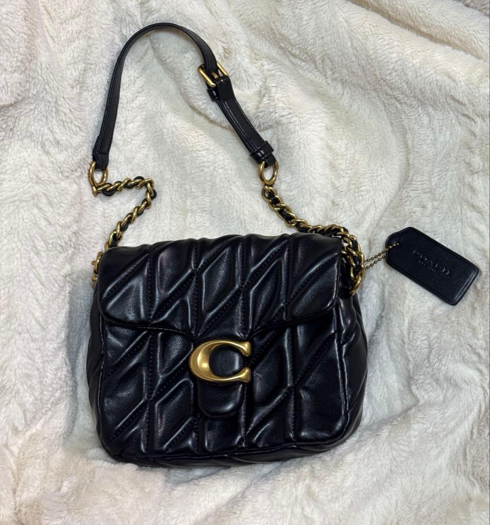 COACH タイムズ スクエア タビー ショルダーバッグ・キルティング