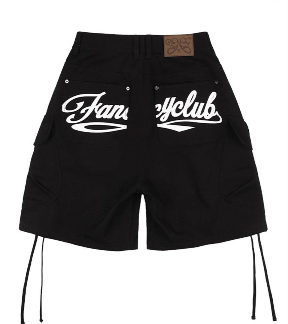 パンツ FANCY CLUB CARGO LETTERING BERMUDA PANTS