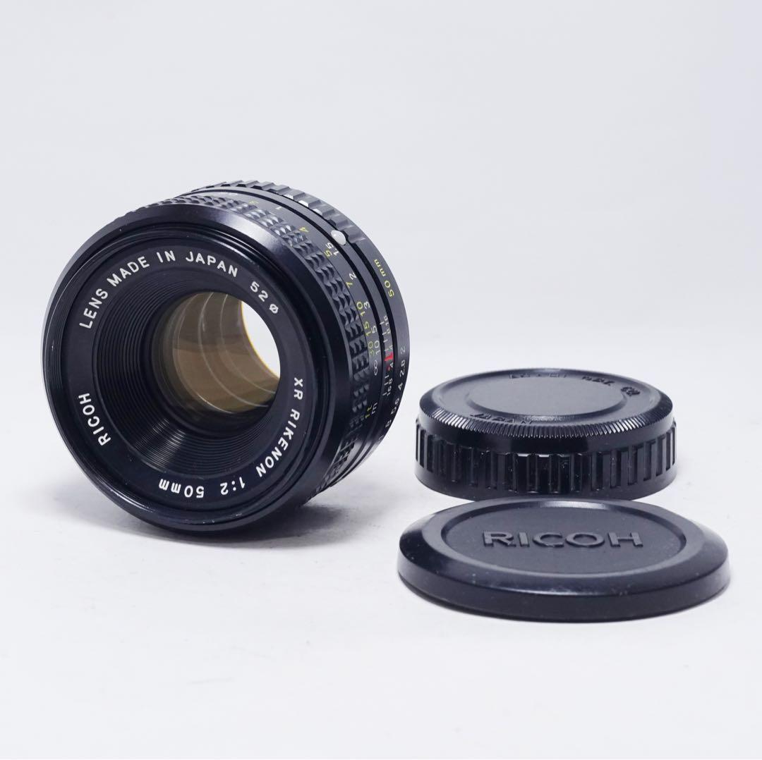 極美品 初期型 RICOH XR RIKENON 50mm F2 富岡光学