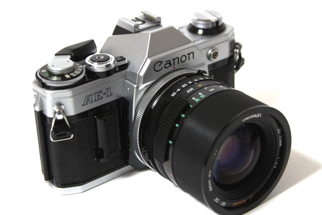 フィルムカメラ Canon AE-1 TAMRON 35-70mm F3.5 CF MACRO