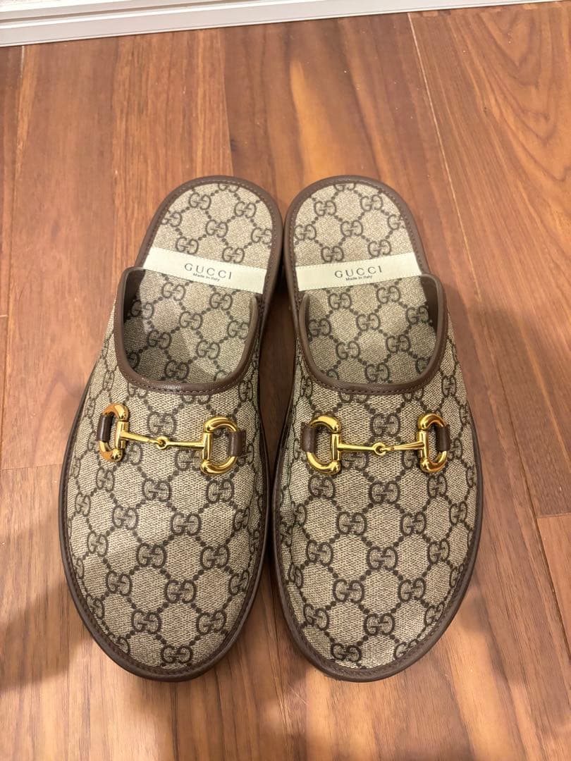 GUCCI GGパターン サンダル 保存袋付き