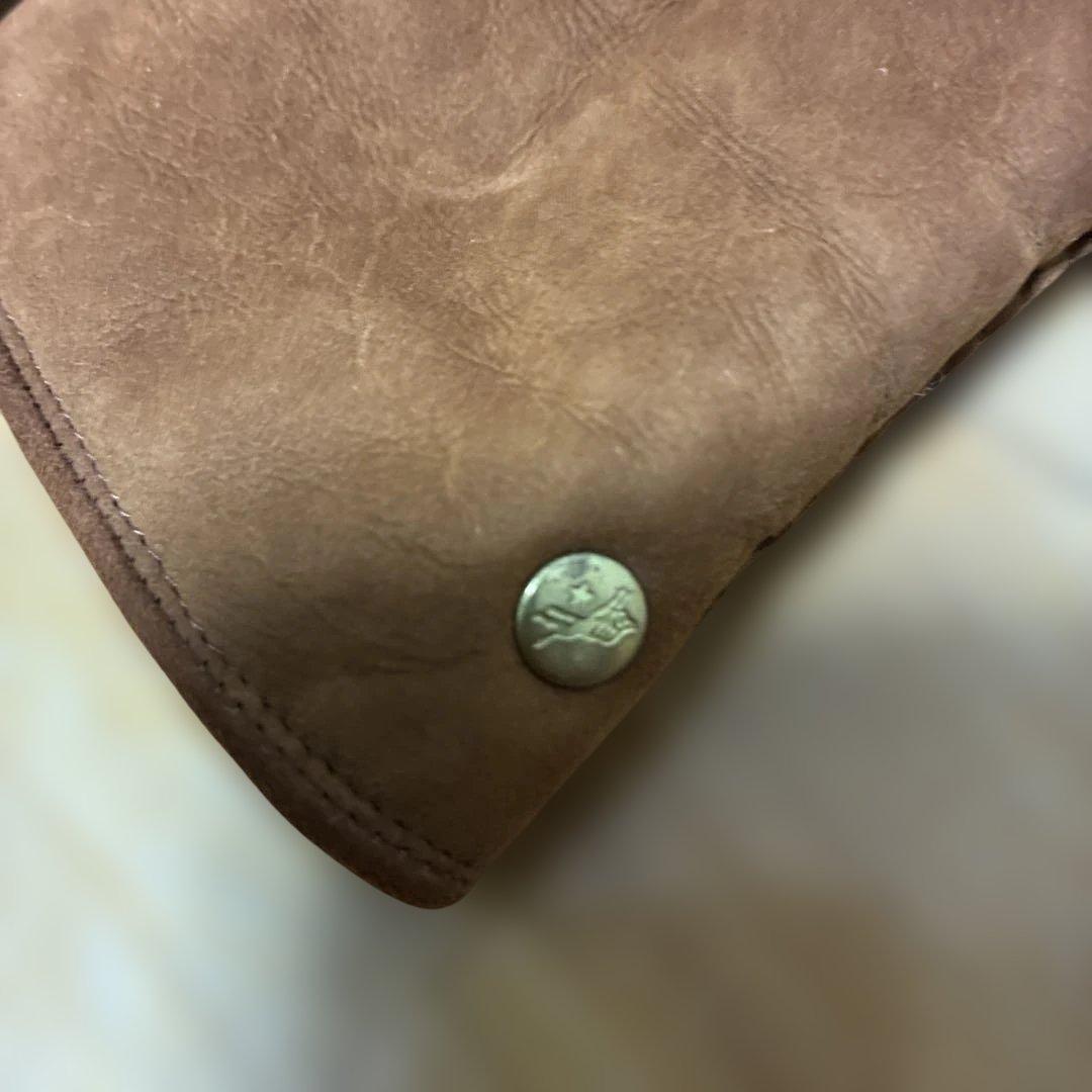 したごや　イルビゾンテ　IL BISONTE ブラウン スエード 手袋