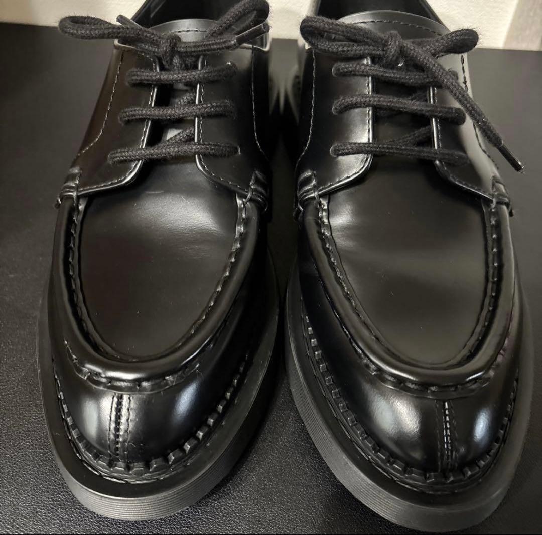 saint laurent paris ブラックレザー　ローファー　サイズ40