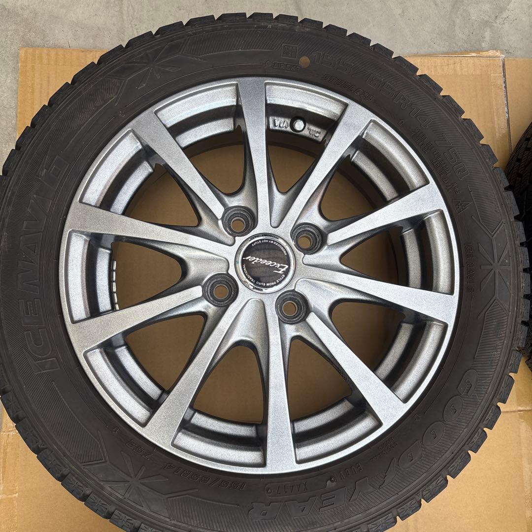 Exceeder ICE NAVI 6 14インチタイヤセット