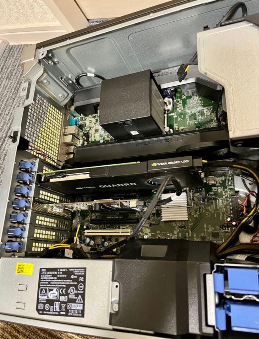 高性能DELL T3610 Xeon E5/64GB/SSD1TBHDD2TB