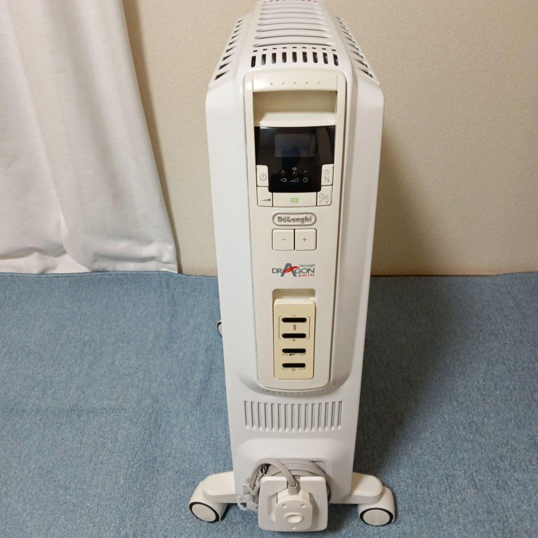デロンギ オイルヒーター ドラゴンデジタル リモコン付 型式TDD0915W