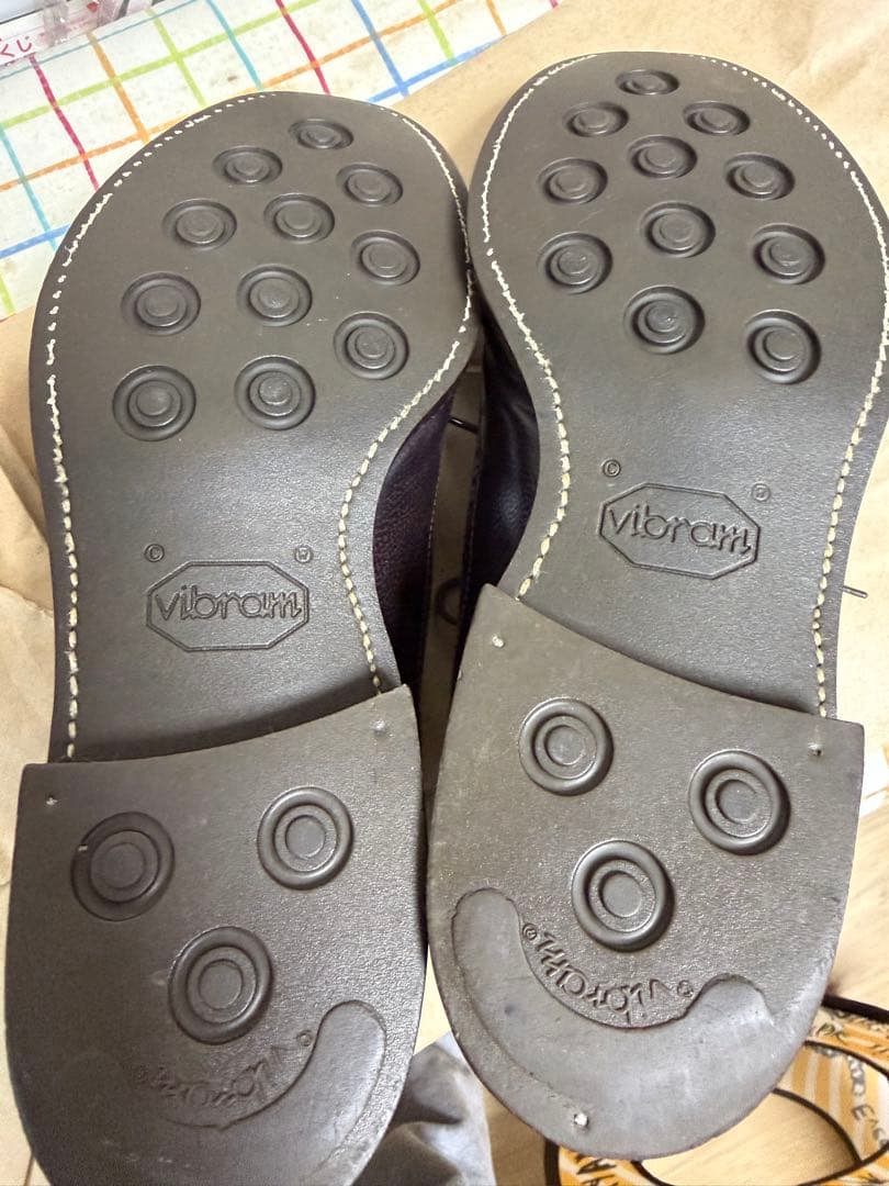 オールデン　ダークブラウン ウィングチップ レザーシューズ サイズ6ハーフ