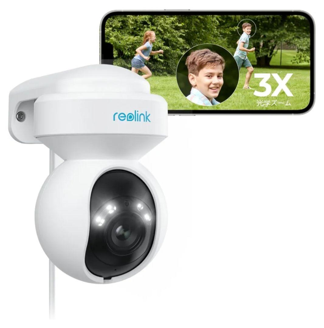 2点Reolink 防犯カメラ 屋外 3倍光学ズーム E1 Outdoor 新品