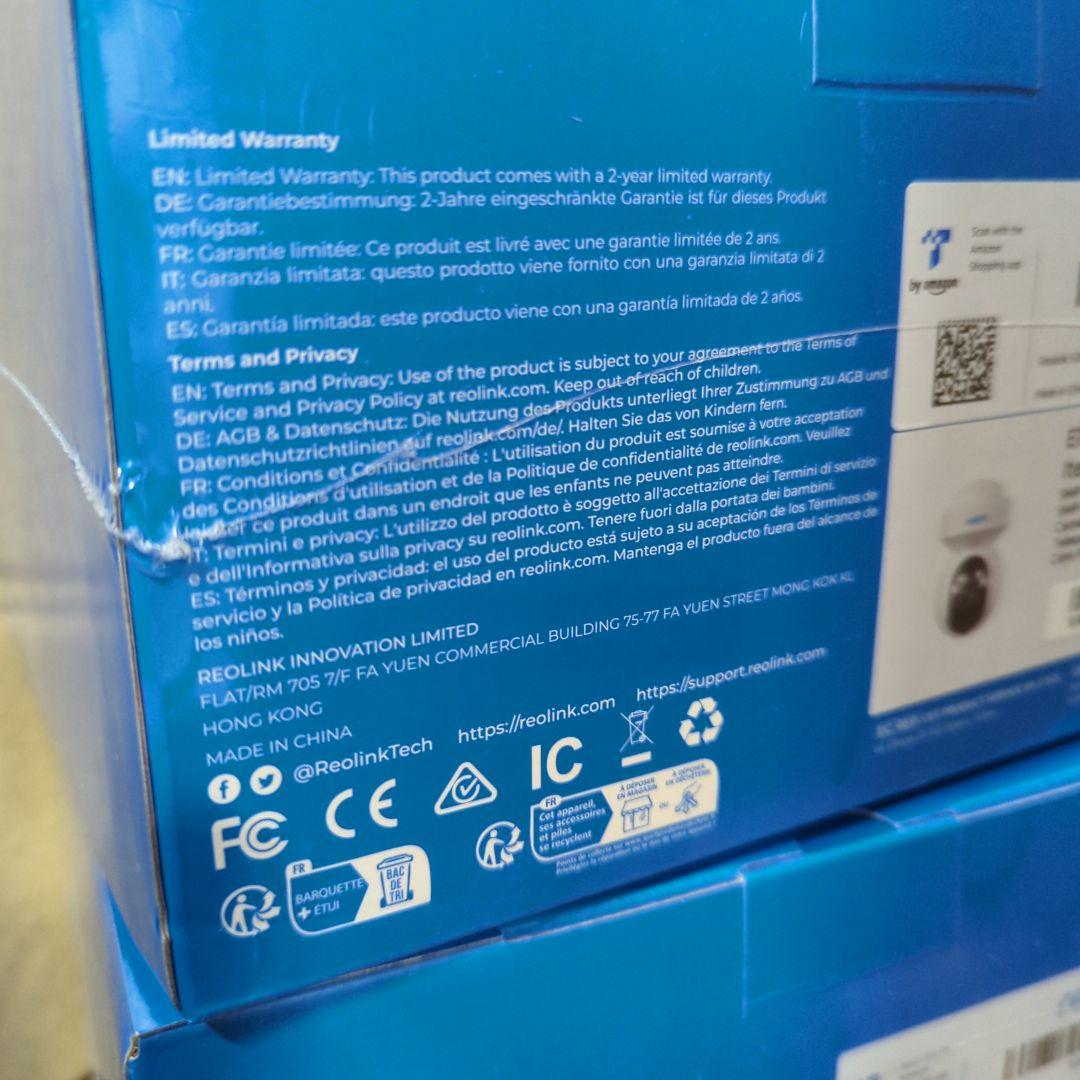 2点Reolink 防犯カメラ 屋外 3倍光学ズーム E1 Outdoor 新品