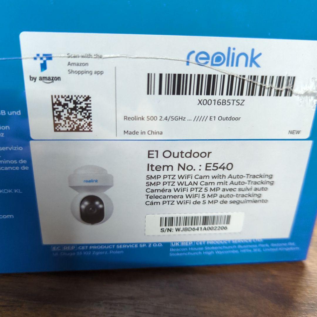 2点Reolink 防犯カメラ 屋外 3倍光学ズーム E1 Outdoor 新品