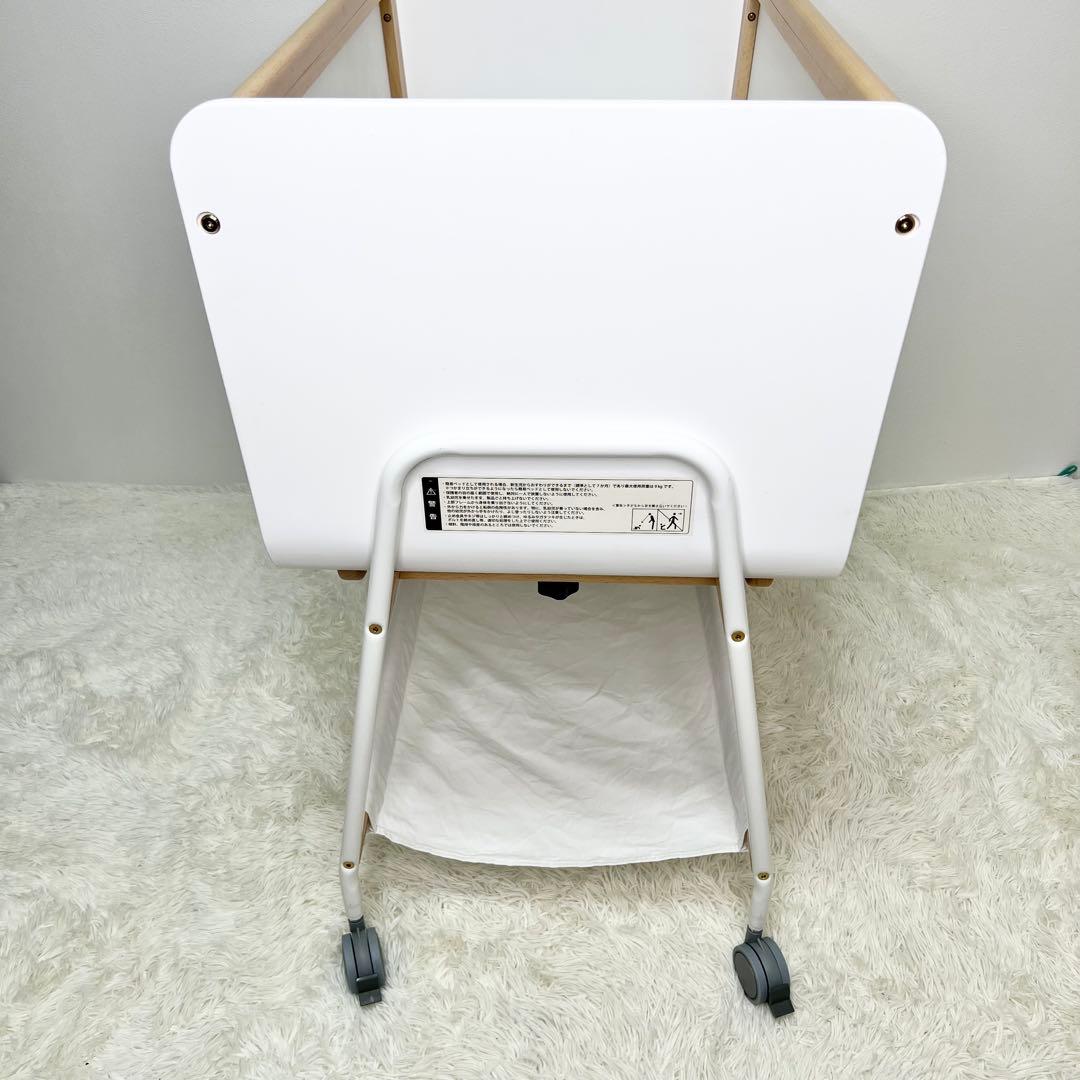 美品 大和屋 リリワゴンⅡ ベビーベット 新生児 ゆりかご 取説付 おしゃれ