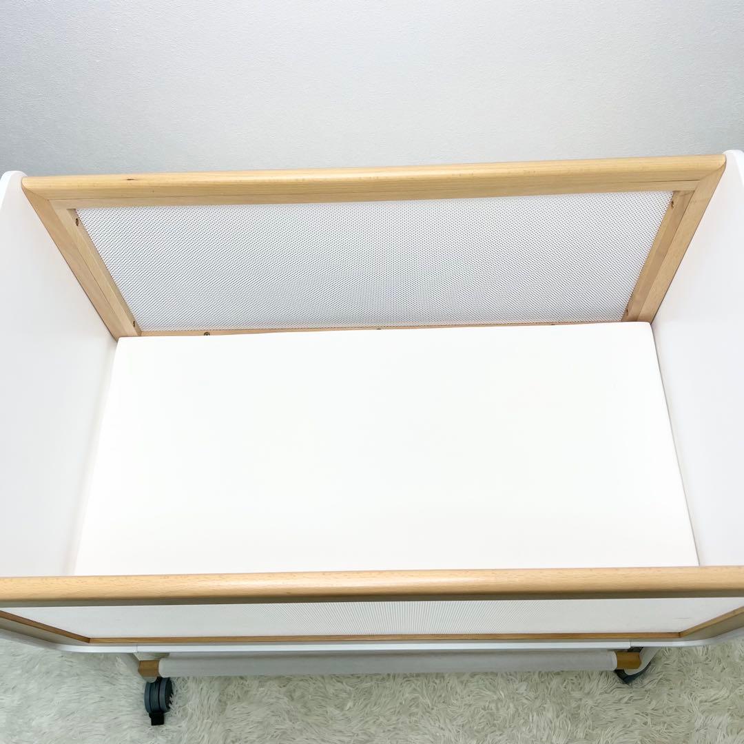 美品 大和屋 リリワゴンⅡ ベビーベット 新生児 ゆりかご 取説付 おしゃれ