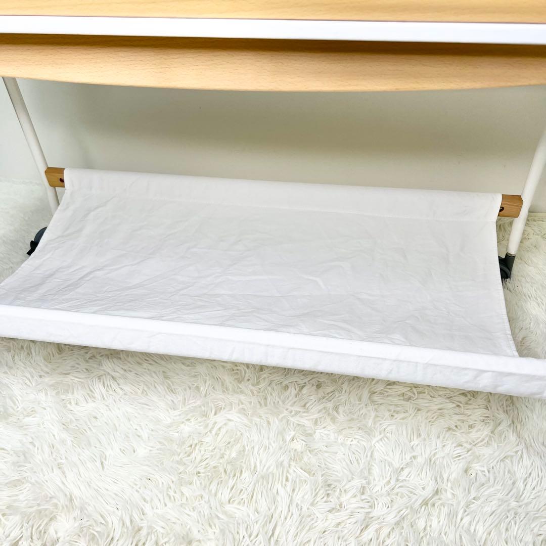 美品 大和屋 リリワゴンⅡ ベビーベット 新生児 ゆりかご 取説付 おしゃれ