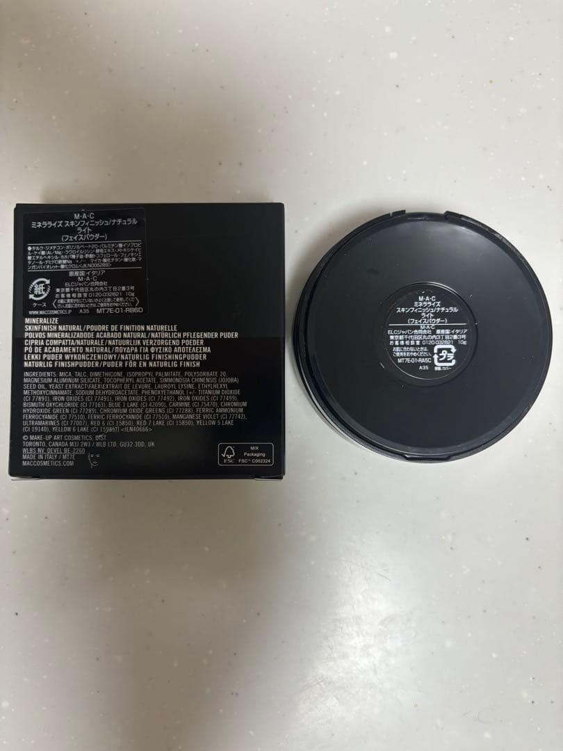 新品未使用 MAC ミネラライズ スキンフィニッシュ/ナチュラル ライト