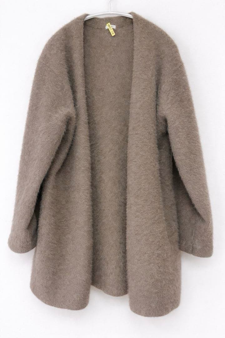 IENA イエナ フォックスカシミヤVネック カーディガン ベージュ