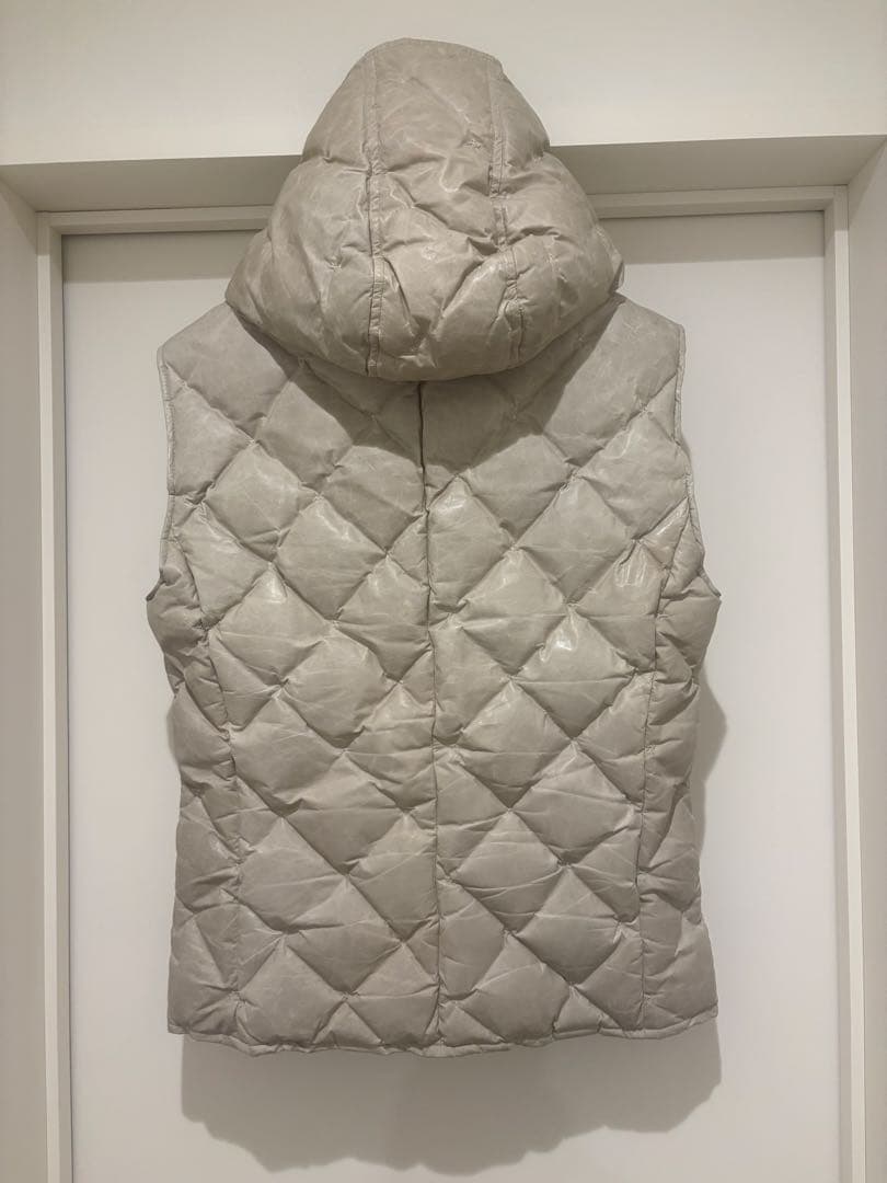 バックラッシュ定価17万円21AW定番ダイヤステッチカンガルーダウンベストL