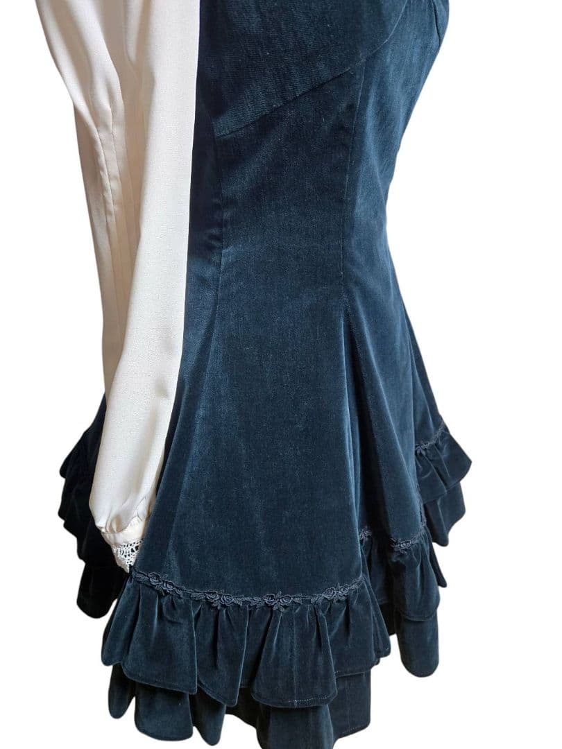 別珍フロントリボンジャンパースカート innocent world 【希少】