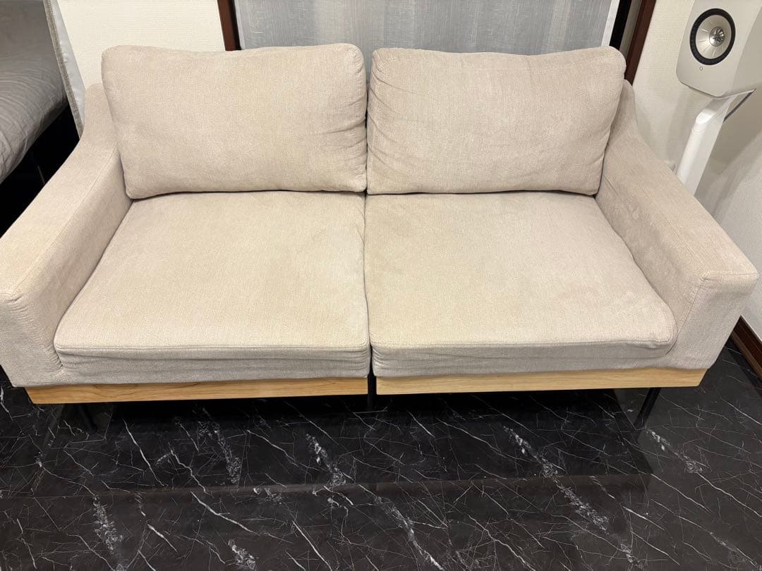 RASIK SMUK スムクソファ 2.5人掛け アイボリー