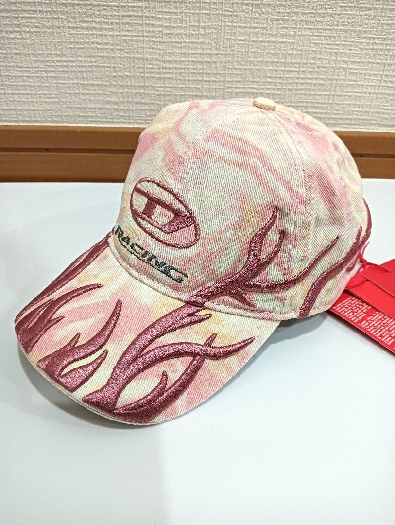 DIESEL ディーゼル 帽子 キャップ ライトピンク
