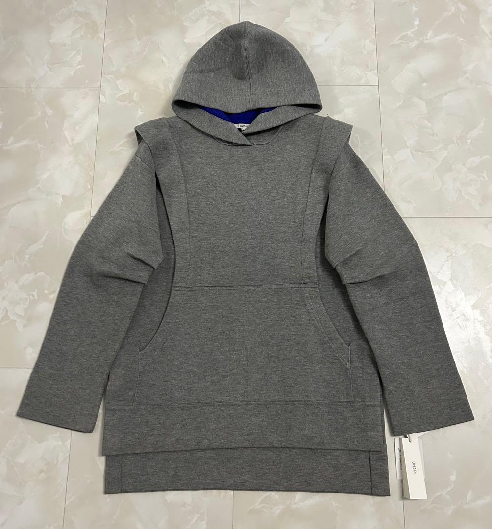 アンスリード 新品 未使用 グレー ニット フーディ パーカー