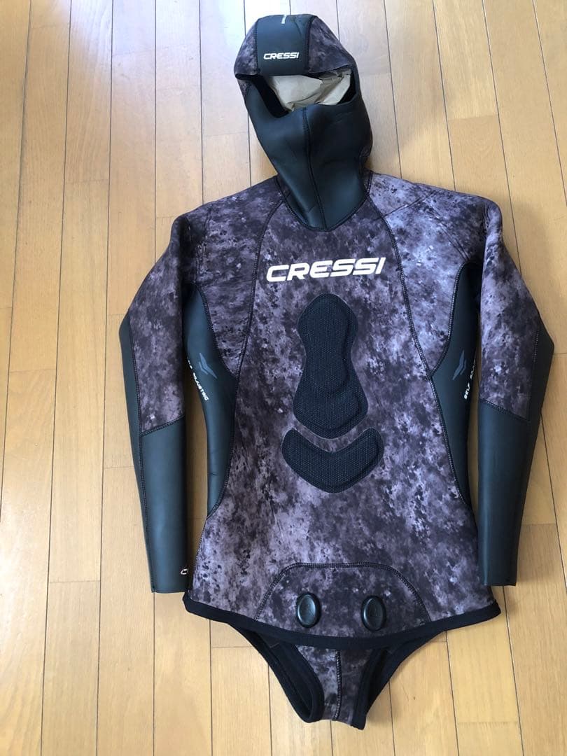 CRESSI フルスーツ 5mmグレー迷彩