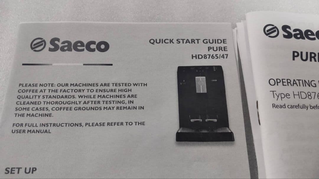 Saeco エスプレッソマシン