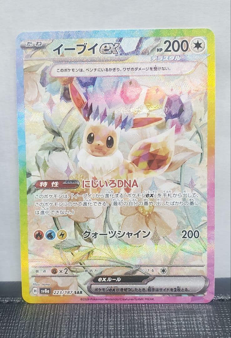 サンダースex sar　イーブイex sar　テラスタル