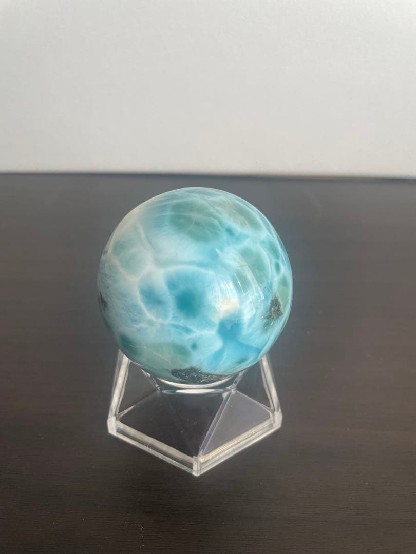 最終値下げ　Ｔ　ラリマー 球体 約5.2cm 鑑別書付き