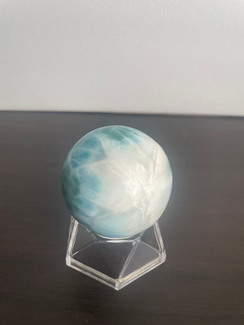 最終値下げ　Ｔ　ラリマー 球体 約5.2cm 鑑別書付き