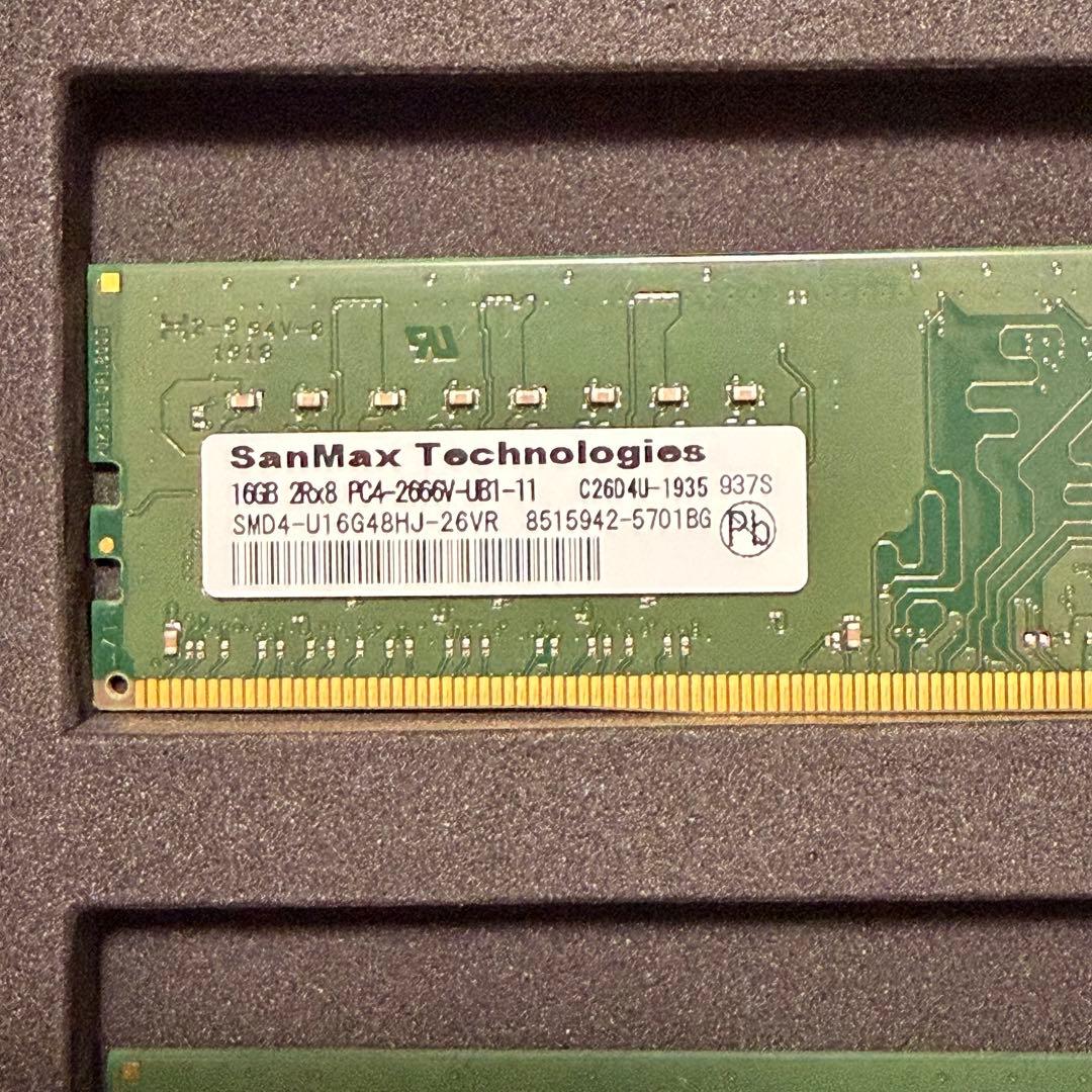SanMax 32GB DDR4 メモリー 2666MHz
