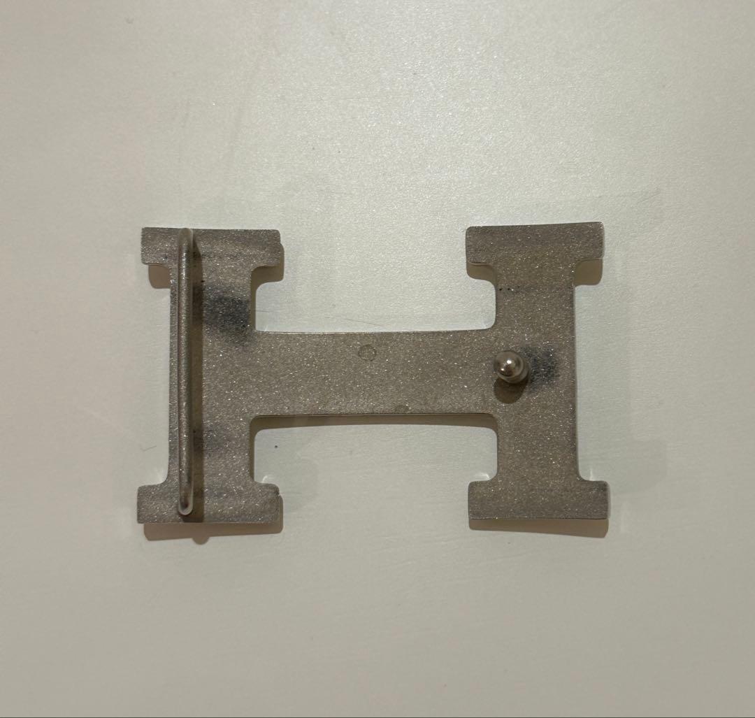 【即日発送】エルメス 80 レザーベルト 黒 茶色　リバーシブル