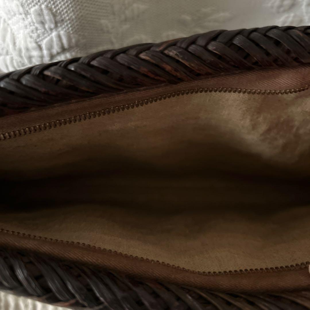 アンティーク山葡萄カゴクラッチバッグセカンドバッグ