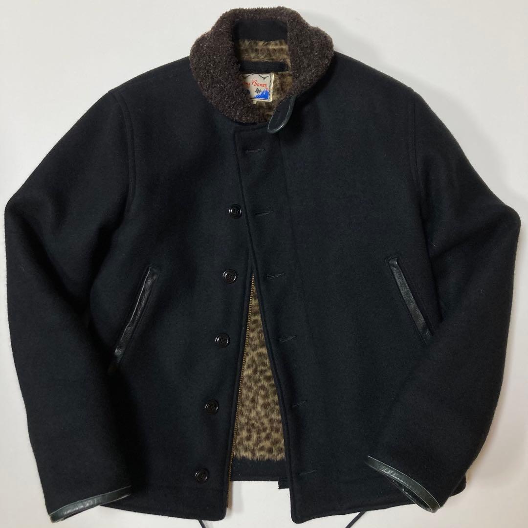 ジャケット・アウター Dry Bones N-1 Leather Combination Jacket